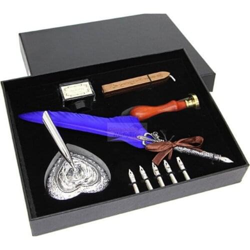 Divit Ink Pot Seal And Hairy Pen Set