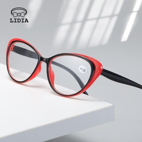 Reading Glasses Temperament Office Business Computer with Diopter Degree 1.0 1.5 2.0 2.5 3.0 3.5 4.0 Unisex Hyperopia Glasses