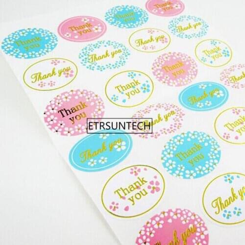 Hand Made Bakery Thank You Gift Bag Baking Bottle Handmade Packing Cookie Biscuit Cake Box Seal Sealing Sticker Label