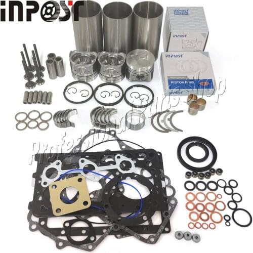 STD D722 Overhaul Rebuild Kit for Kubota Engine Bobcat 320 Mini-Excavator