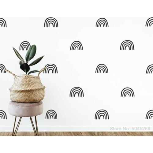 Scandinavian Rainbow Wall Decals Nursery Decals Rainbow Wall Sticker Scandinavian Decor Kids Room Decor Nursery Wall Decor Z508