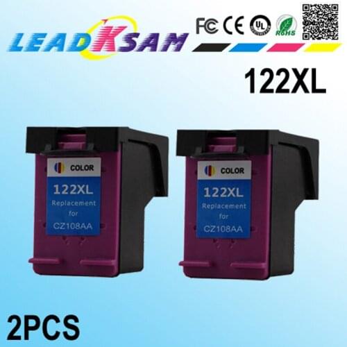 2pcs compatible ink cartridge for hp 122 replace for hp122 122xl black ink cartridge Deskjet 1510/1050A/2050A/3050A