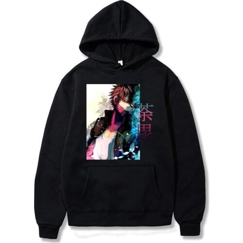 Harajuku Hoodies Japanese Anime Dabi Printed Mens Hoodie My Hero Academia Streetwear Casual Sweatshirts Tops