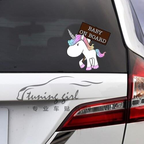 Tuning girl Stickers Baby In The Car