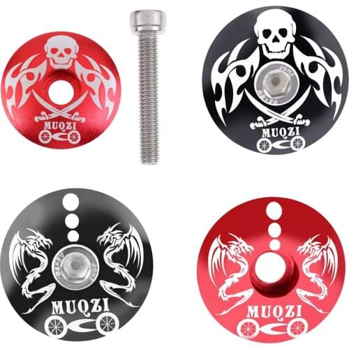 Bike Headset Top Cap Riser Stem Cover For MTB Road Bike Fixed Gear 1 1/8"