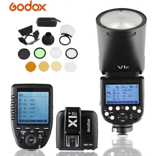 In stock Godox V1 Flash V1C V1N V1S TTL 1/8000s HSS lithium battery Speedlite Flash for Canon Nikon Sony