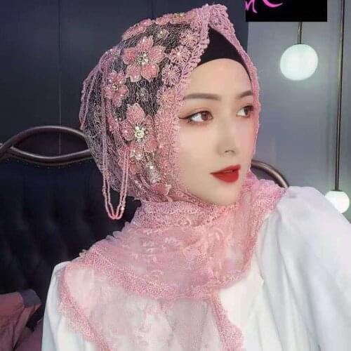 2021 Fashion Hijab Muslim Islamic Scarf Scarves Woman Party Wedding Underscarf Moslima lady Prayer Turbante Gift Instant Shawl