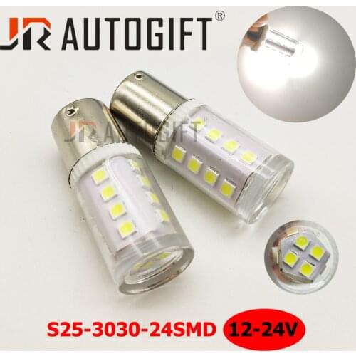 20x Car Signal Lamp 24 led 3030 SMD 1156 Ba15s Led P21W 1157 BAY15D S25 Bulbs 12-24V Turn Signal Light Reverse Rear Parking Lamp