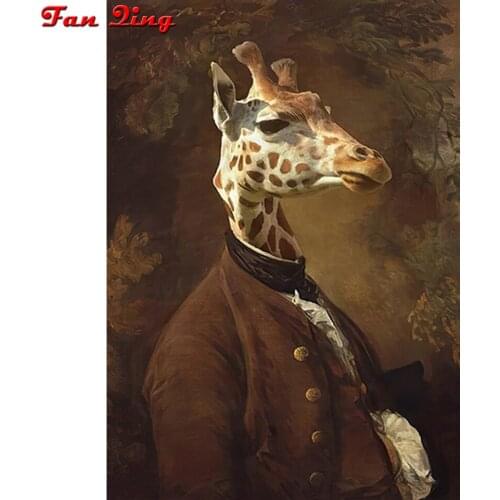 5D Diamond Painting Deer Diamond Embroidery Animal Full Square Handmade Cross Stitch Kits Rhinestones Home Decor