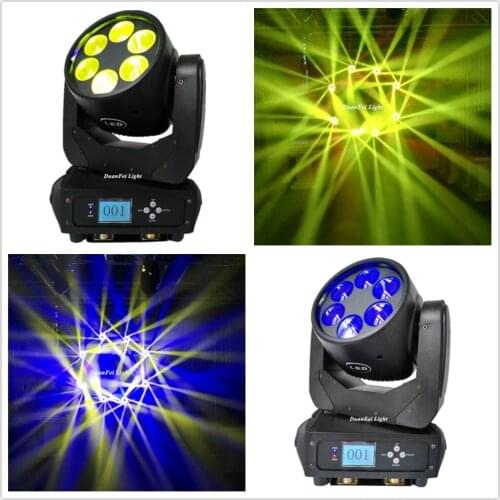 6 pieces ammazing effect beam light 6X25W moving head super beam led moving head lyre 6x25w