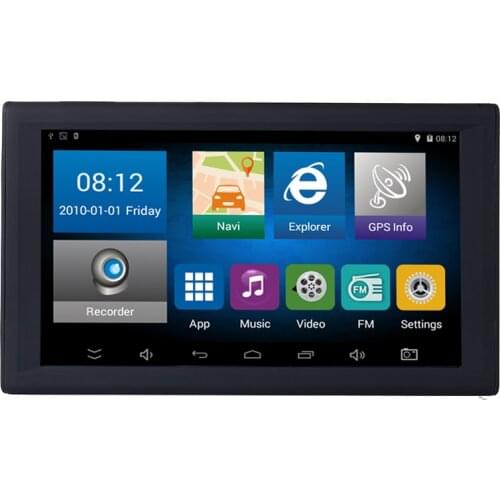 9 inch Android Car Truck GPS Navigation 8GB DVR Video recorder Tablet AV-IN support reversing camera with free Maps