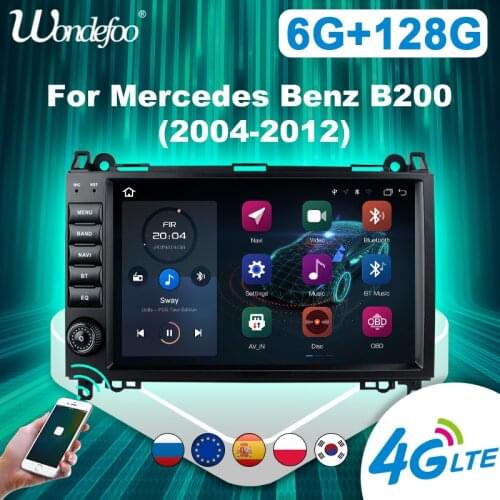 Carplay 2 din Android 10 Car radio For Mercedes Benz B200 W169 W245 W639 autoradio car Stereo Multimedia Player GPS Navigation