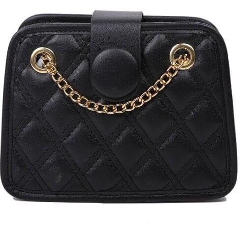 Net Red Rmpit Shoulder Lipstick Bags Womens Messenger Handbags Fashionable Lingge Chain Satchels Simple Retr Crossbody Purses