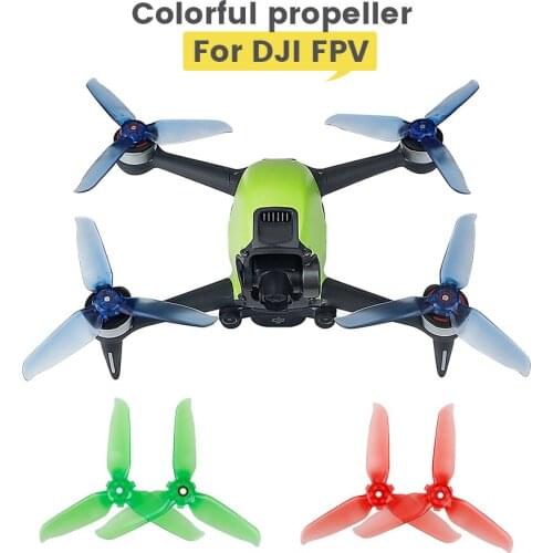 2 /4 Pairs FPV Colored Propellers Quick Release Props Blade for DJI FPV Propeller Drone Accessories