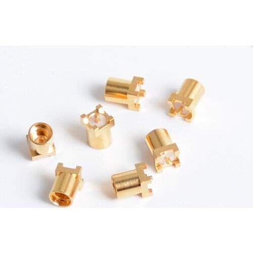 Hot 1 lot/10pcs NiceHCK MMCX Female Socket SE535 SE215 SE425 SE846 UE900 DIY Gold Plated Pins With Metal Gasket Free Shipping