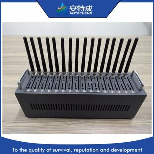 Good quality USB interface bulk sms gsm modem with 16 sim card slots in low price