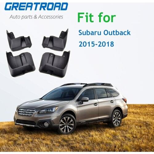 Set Car Mud Flaps For Subaru Outback 2015-2018 Mudflaps Splash Guards Mud Flap Mudguards Fender Front Rear Styling 2016 2017