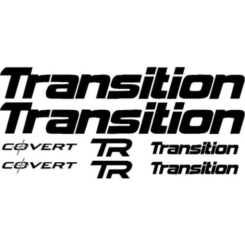 For 2Pcs Transition COVERT or SCOUT Bike Decal Sticker Set of 8 MTB DH Downhill Fox Car Styling