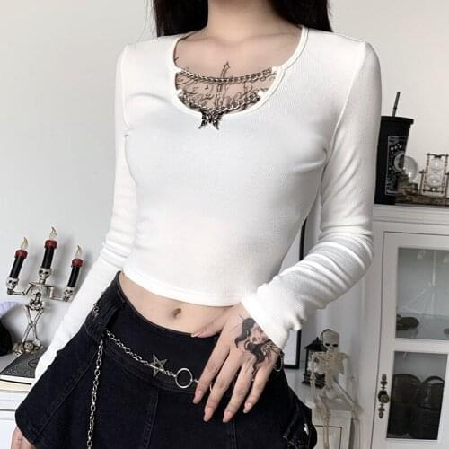 LINGAO Women's Knitted T-shirts