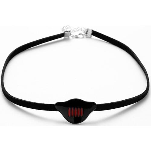 Cute Ladybuy Dragon Necklace Pendant Party Punk Jewelry Best Children Anime Beautiful Black Choker Necklace Women Halloween Gift