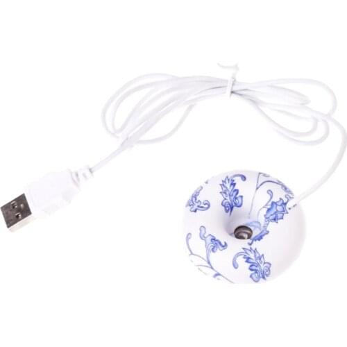 Mini USB Aroma Air Purifier Essential Oil Diffuser Ultrasonic Humidifier Doughnut Aromatherapy Mist Maker For Home Office Car