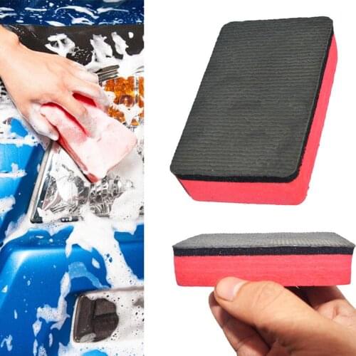 Multi Purpose Car Magic Clay Bar Pad Sponge Block Cleaning Eraser Wax Polish Pad Useful Kitchen Tools Drop shipping