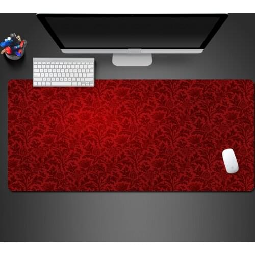 High Fashion Chinese Red High Quality Mouse Pad Laptop Competition Non-Slip Rubber Speed Pad For Office Keyboard Hot Selling Mat