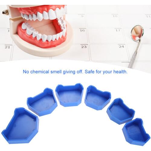 6pcs Dental Plaster Base Set Dental Mold Plaster Base Dental Plaster Kit Oral Care