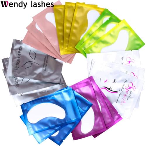 Eyelash Extension Supplies 50pcs EyePads Gel Pad Eyelash Under Eye Pads Lint Free Patches For Lash Extension For Professionals