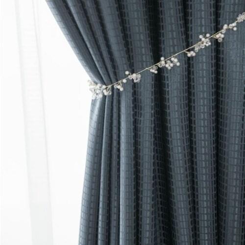 Luxury Stripe Blackout Curtain for The Bedroom Living Room the Curtain Window Door Kitchen High Shading Drapes American Europe