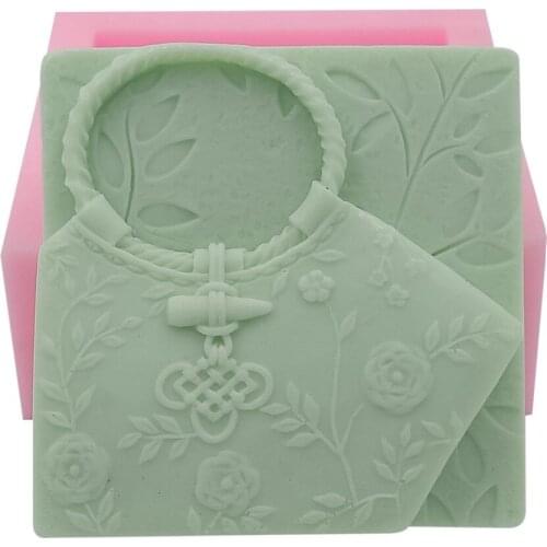 Chinese Style Handmade Silicone Soap Molds 3D Silicone Mold for Natural Soap Making