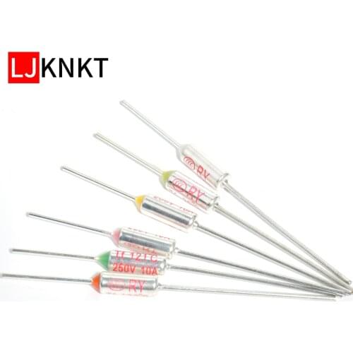 TF Thermal Fuse RY 10A 15A 250V Temperature 73C75C 85C 100C 110C 120C 130C 152C 165C 172C 185C 192C 200C 216C 240C 280C 300C