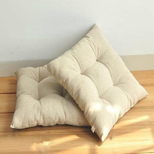 Zabuton Meditation Seat Chair Cushion Japanese Soft Floor Cushions Square 40cm 45cm 50m Tatami Zaisu Legless Chair Seating