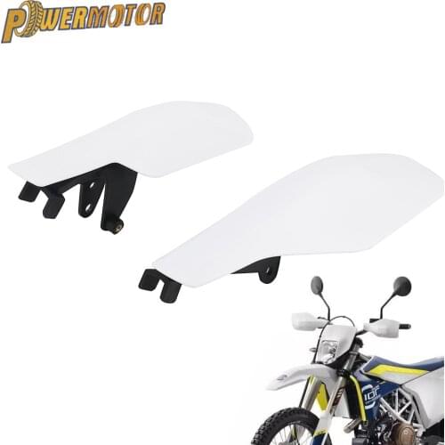White Motorcycle Handguard Handle Bar Handlebar Hand Guard Protector For HUSQVARNA FC TC FE TE FX TX 125 250 300 350 450 501 501