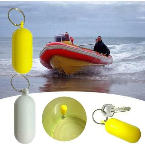 1 /2pcs Floating Keychain Kayak Floating Keyring Fender Buoyant Sailing Boat Beach Float Canal Key Chain Tool Boat Accessories
