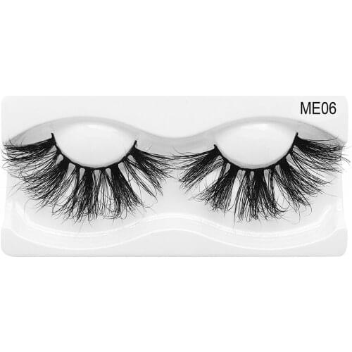 1 Pair 25mm 3D False Eyelashes Wholesale Thick Strip 25mm 5D Mink Lashes Custom Packaging Label Makeup Dramatic Long Mink Lashes