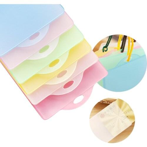 1PCS Waterproof PVC Transparent ID Bus Card Pass Holder Keyring Key Chain Case Wallet Pouch Badge Holder For School Suppliers