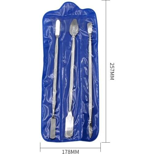3pcs/set Universal Mobile Phone Repair Opening Tool Metal Disassembly Crowbar Steel Prying Cell Phone Tablet Laptop Hand Tool