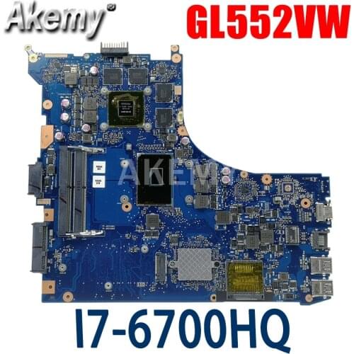 90NB09I0-R03201 Mainboard For Asus GL552VW ZX50V GL552VX GL552VL GL552VXK laptop motherboard I7-6700HQ GTX960M/GTX950M (V4G)
