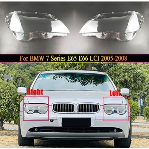 Car Headlamp Lens For BMW 7 Series E65 E66 LCI 2005 2006 2007 2008 Car Headlight Shell Cover Auto Shell