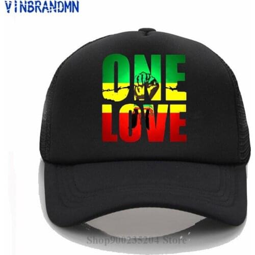 RASTA ONE LOVE CITY Baseball caps Rastafari Lion King net cap print Jamaica Flag The Best of Red Yellow & Green Design cool hat
