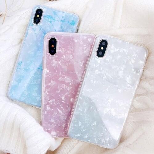 Luxury Fashion Dream Shell Soft TPU Silicone Case For iPhone 6 6S 7 8 Plus X XS MAX XR 11 Pro Max SE 2020 Back Phone Cover