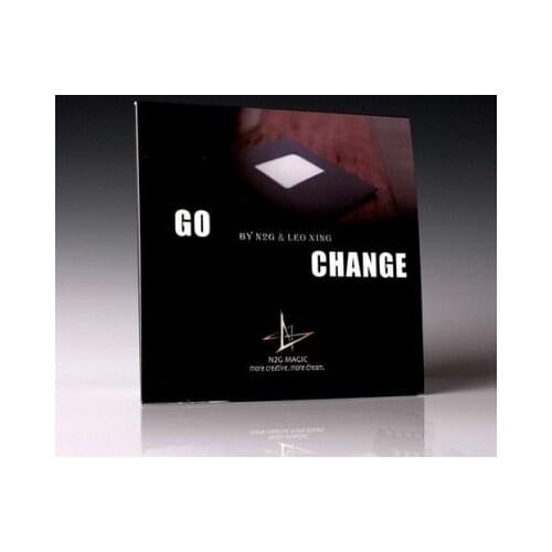 Go Change (Gimmick+DVD) Magic Tricks Card To Envelope Magie Close Up Illusions Props Comedy Coin Magic Magician Toys