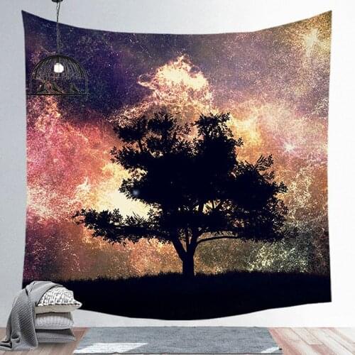1PC Cosmic Tapestry Starry Sky Tapestries Wall Hanging Carpet Rugs Background Cloth Beach Blanket Dorm Decor Short Fluff Small