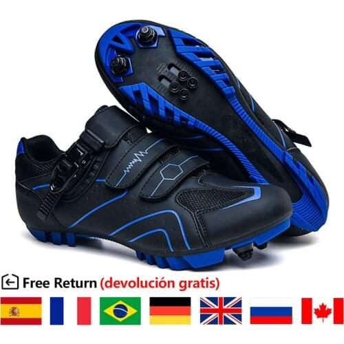Men Sports sapatilha ciclismo MTB Cycling Shoes Road Spd Self-locking Non Slip Mountain Bike Sneakers Women Racing Bicycle Shoes