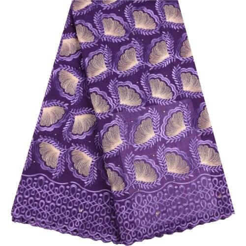 Top Sale African Nigerian Tulle Lace Fabric Newest Swiss Voile Lace In Switzerland Latest Dressed Swiss Cotton Lace Fabric F1638