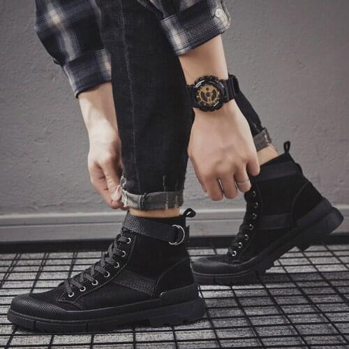 Men 2020 mens cuero Mens hombre casual leather Men shoe man informales mens boots sapato sneaker breathable on boty Light para