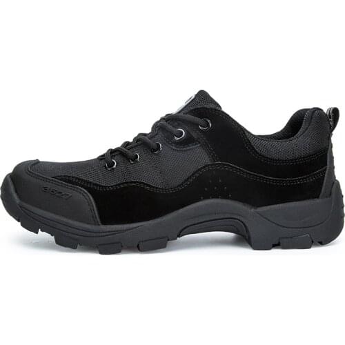 Tantu Mens Hunting Shoes Breathable Outdoor Trekking Shoes Non-slip Military Tactical Boots Waterproof Sport Climbing Shoes