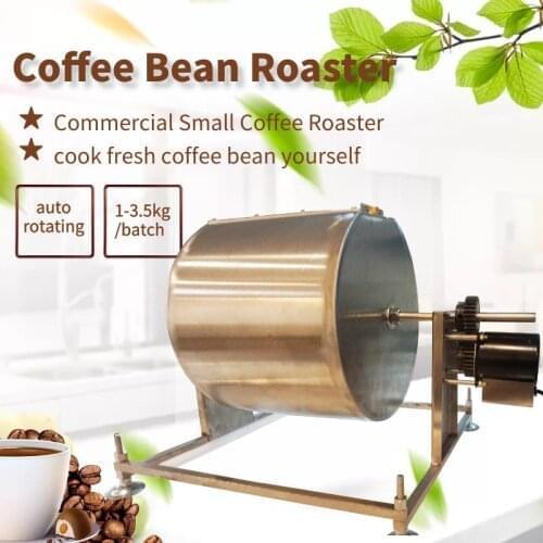 Industrial and home use small coffee bean roaster, soybean baker and roasting machine