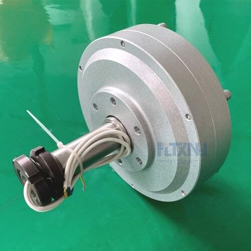 100W 130 200 300 500RPM 12V 24V 48VDC low Speed low Start Up for DIY Permanent Magnet Coreless Generator alternator